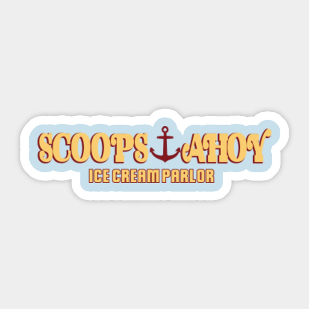 STRANGER THINGS 3 SCOOPS AHOY Stranger Things Sticker TeePublic